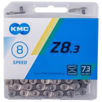 Цепь KMC Z-8.3 1/2"x3/32", 116 звеньев, 8 скоростей, серебристая, с замком
