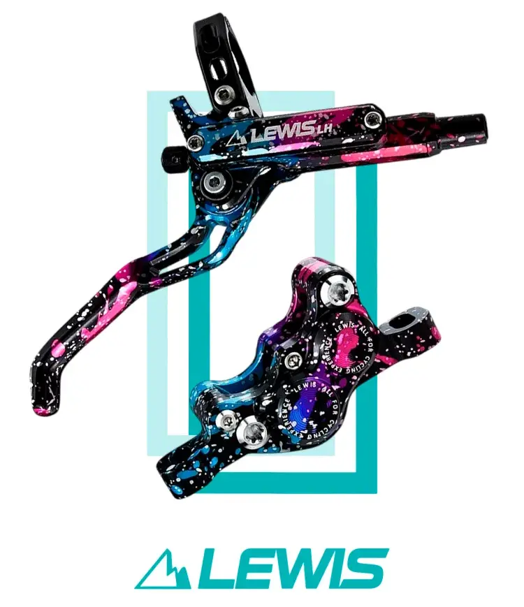 Комплект дисковых тормозов Lewis LH4 Axial Cylinder 4 поршня, 900/1650mm, mineral oil, Nebula