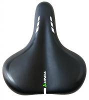 Седло комфортное Vinca Sport GEL, 260*200мм, черное