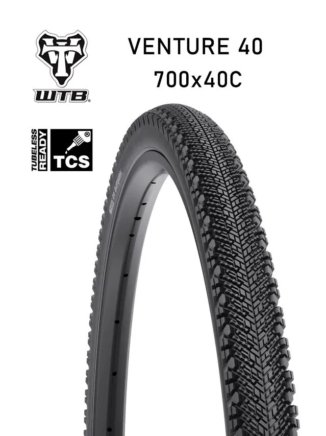 Покрышка бескамерная 700x40C WTB Venture Road Plus TCS tire