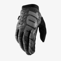Мотоперчатки 100% Brisker Glove Grey, S, 2021