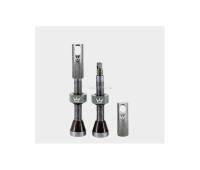 Комплект бескамерных ниппелей Peaty's Chris King Tubeless Valves 42mm 2 шт. Matte Slate