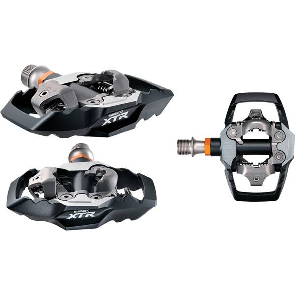 Педали Shimano XTR, M985, SPD, с шипами