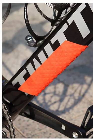 Наклейки для защиты рамы велосипеда ENBD силиконовые (большие), 5 шт, цвет черный