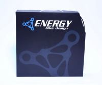 Оплетка тормозного троса Energy, 5.0mm, black, 2P, коробка 30 метров