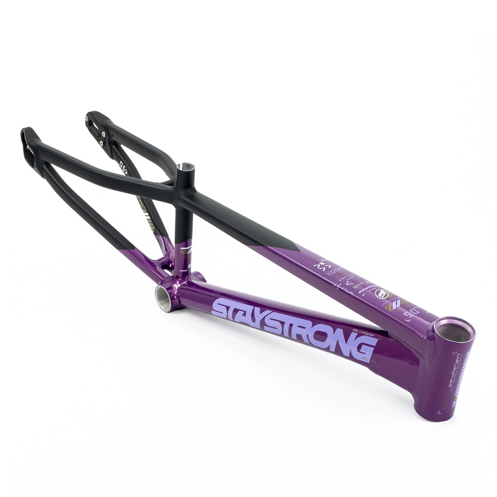 Рама BMX-race StayStrong V5 2025 Expert Disc Black-Purple