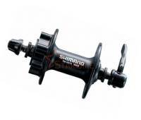 Втулка передняя Shimano M475, 32 отв, 6-болт, QR, черн.