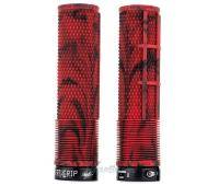 Грипсы DMR Brendog Death Grip Flangeless Marble Red Thick