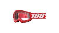 Маска 100% Accuri 2 Goggle Neon Red / Clear Lens