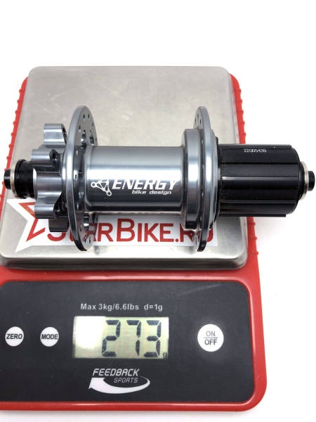 Втулка задняя Energy RH603, 32H, 135x9QR/142х12, серый титан