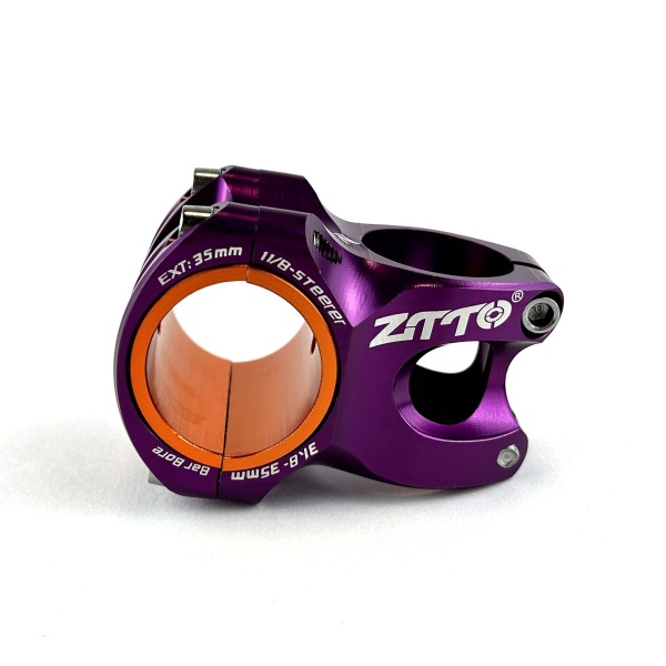 Вынос ZTTO Bar Bore 31.8-35 мм, длина 35 мм, фиолетовый