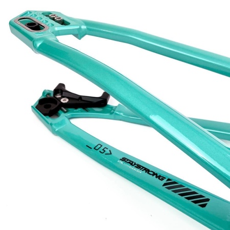 Рама BMX-race StayStrong V5 2024 Disc Charcoal-Mint PRO XL
