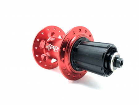 Втулка задняя Energy RH603, 32H, 135x9QR/142х12, красная