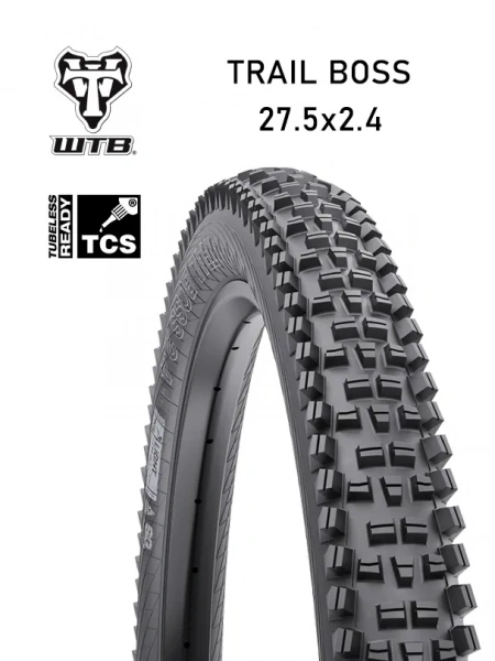 Покрышка бескамерная 27.5x2.4 WTB Trail Boss TCS Slash Guard Light/TriTec Fast Rolling tire (Wide)