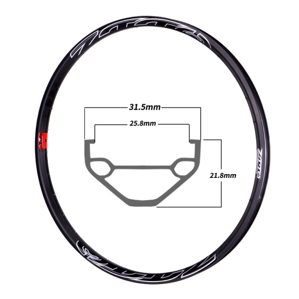 Колесо переднее 27.5" ZTTO MTB AM Enduro DH P3 110x15