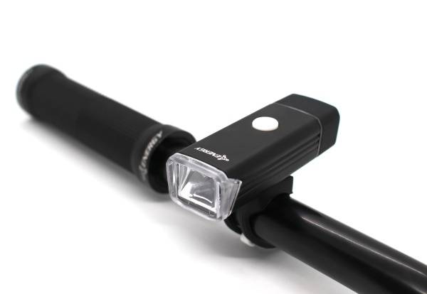 Фонарь передний Energy X-RAY LE-T6*2, 1400 lumen, 4 режима, USB, алюминиевый корпус, чёрный