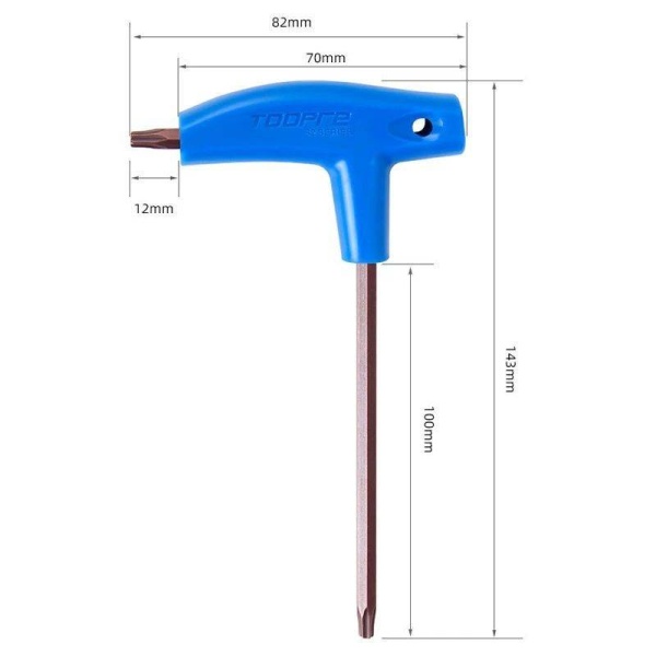 Т-образный ключ звездочка Toopre T25 Wrench