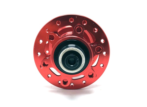 Втулка задняя Energy RH603, 32H, 135x9QR/142х12, красная