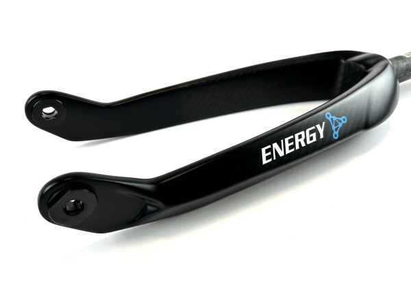 Вилка Energy BMX Race 20" 1 - 1/2, под 20 ось, карбон 3K Black Matt