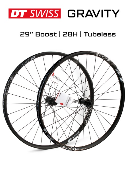 Комплект колес DT Swiss E 1900 Spline DB 29", ширина 30 мм, заднее: M12*148 XD, переднее: M15*110, под дисковые тормоза