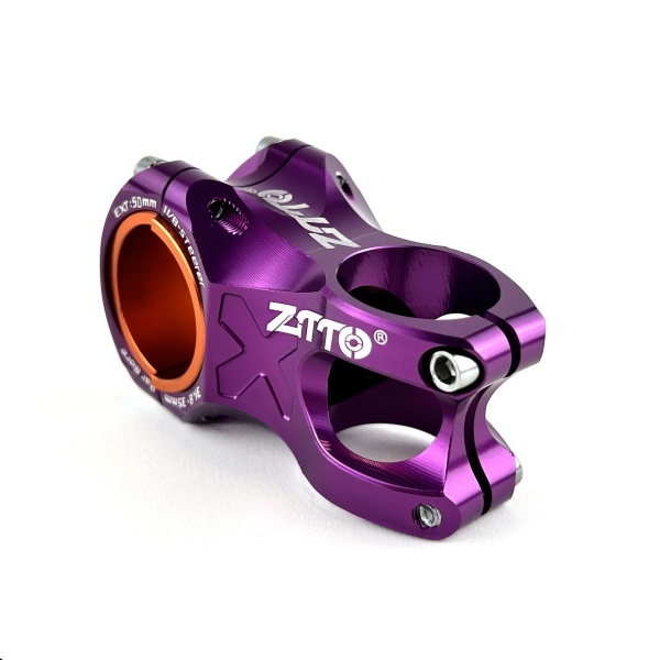 Вынос ZTTO Bar Bore 31.8-35 мм, длина 50 мм, фиолетовый