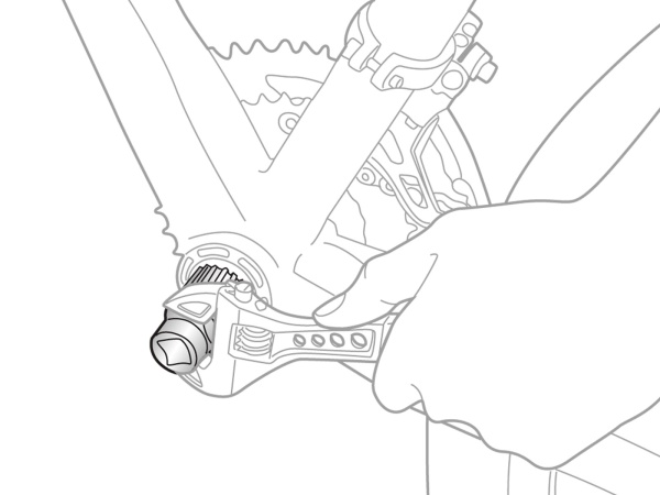 Съемник каретки TOPEAK для картриджной каретки Shimano и ISIS