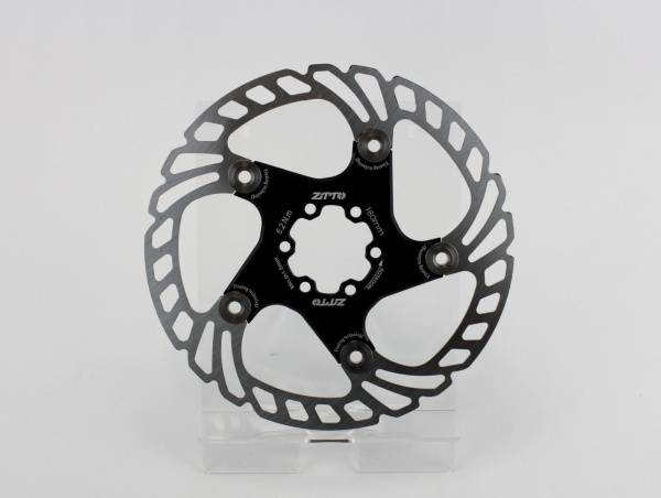 Тормозной диск ZTTO 180мм, стальной на алюминиевом пауке, черный