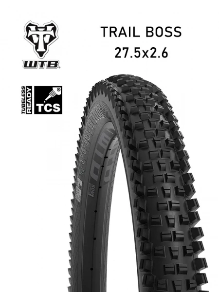 Покрышка бескамерная 27.5x2.6 WTB Trail Boss TCS Light/Fast Rolling TriTec SG tire