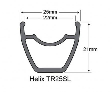 Обод 26" 32h SunRingle Helix TR25 Black