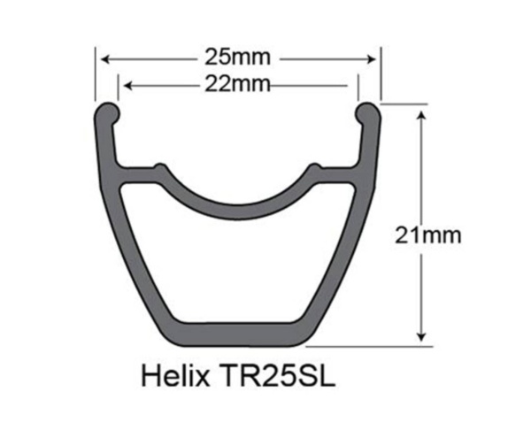 Обод 26" 32h SunRingle Helix TR25 Black