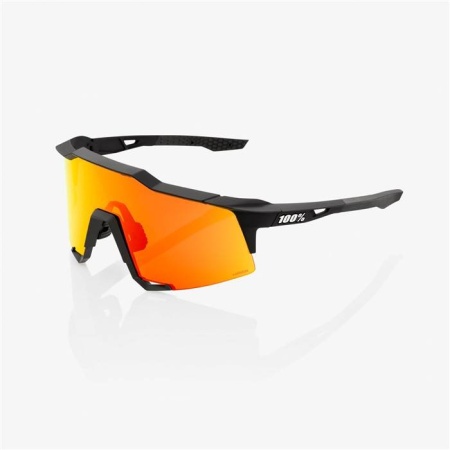 Очки спортивные 100% Speedcraft Soft Tact Black / HIPER Red Multilayer Mirror Lens