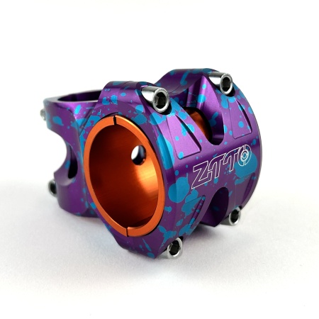 Вынос ZTTO MTB 35, 31.8-35 мм, длина 35 мм, Purple-Blue