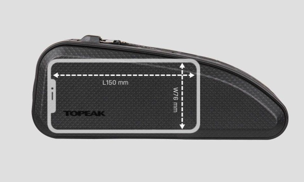 Водонепроницаемая сумка на верхнюю трубу рамы TOPEAK FASTFUEL DRYBAG 0,8 л, твердый корпус