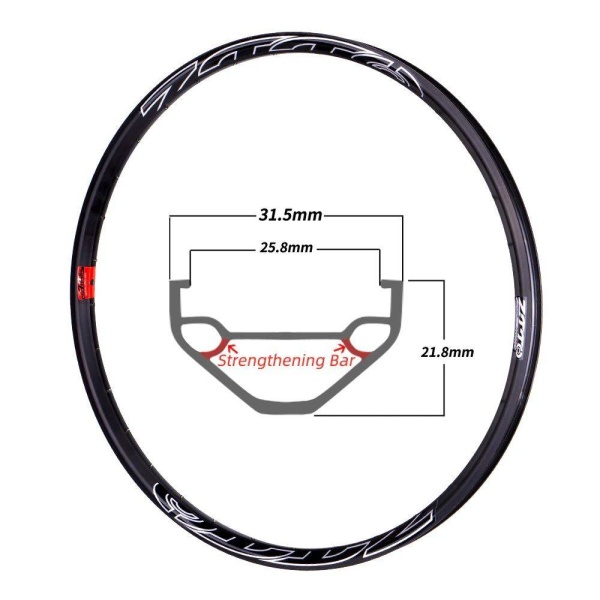 Комплект колёс 27.5" ZTTO MTB AM Enduro DH Wheelset P3 100x15/142x12