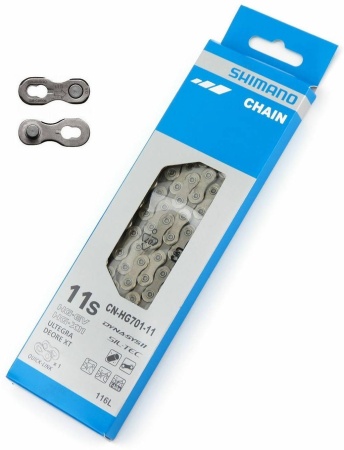 Цепь Shimano HG701, 11ск, 116 зв., замок Quick-Link