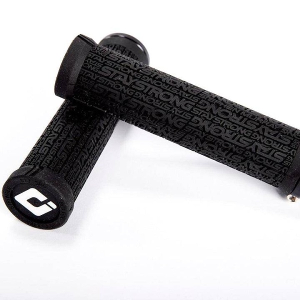 Грипсы BMX Stay Strong x ODI Reactiv Lock On Grips, Black