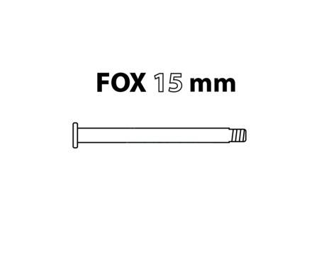 Усиленная ось для вилок FOX 34/32 15x100MM Invert.D