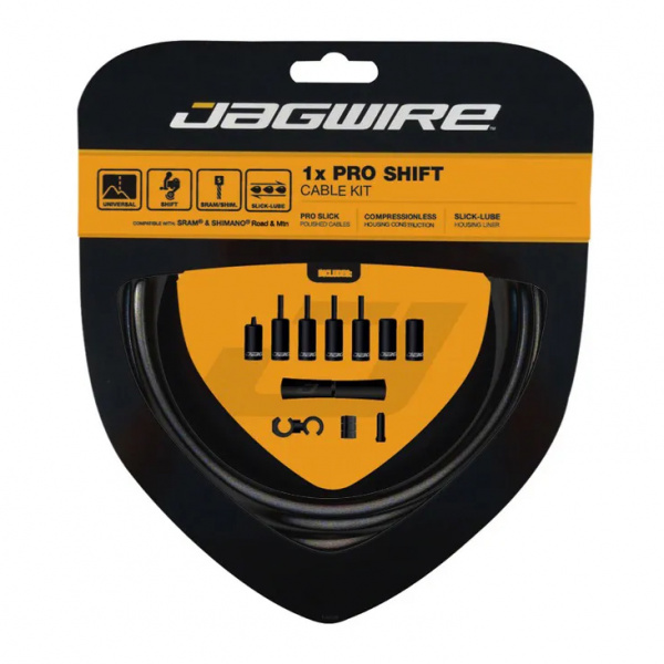 Набор рубашек и тросиков переключения Jagwire Pro Shift Kit 1X Black