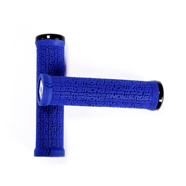 Грипсы BMX Stay Strong x ODI Reactiv Lock On Grips, Blue