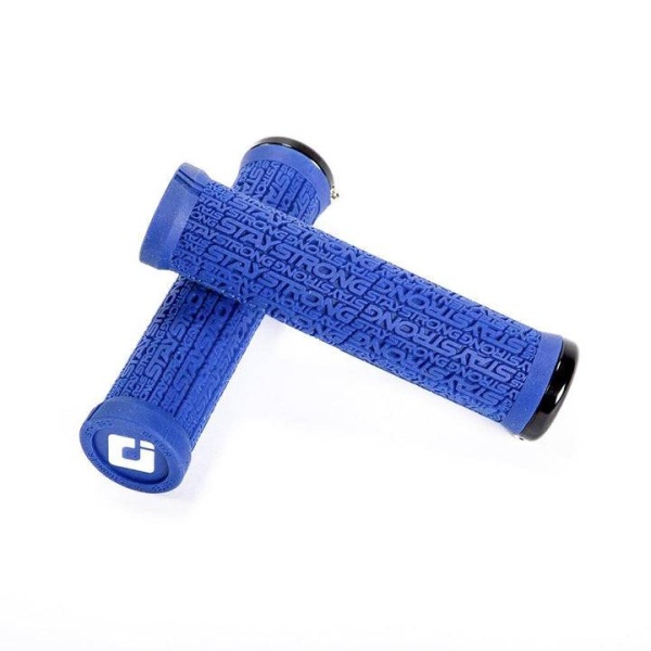 Грипсы BMX Stay Strong x ODI Reactiv Lock On Grips, Blue