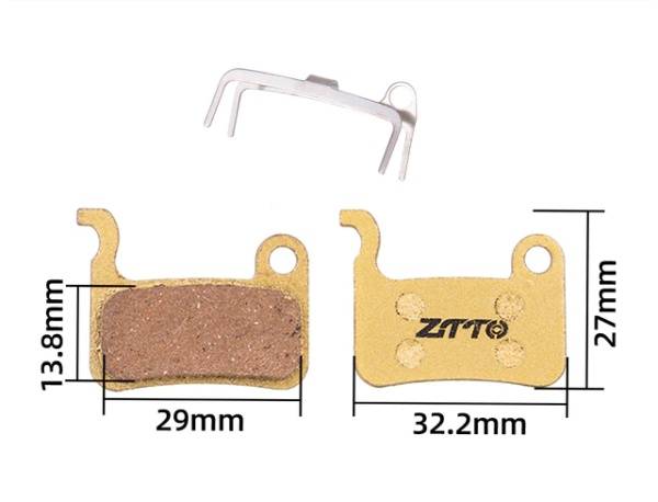 Тормозные колодки ZTTO Shimano XTR/XT, Metallic