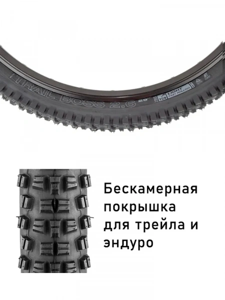 Покрышка бескамерная 29x2.6 WTB Trail Boss TCS Light/Fast Rolling TriTec SG tire
