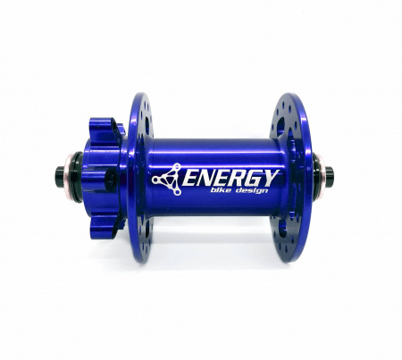Втулка передняя Energy FH603, 32H, 100х9QR/15mm, синяя