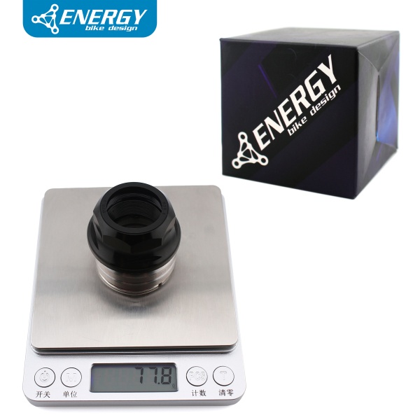 Рулевая колонка для велосипеда Energy GH560 интегрированная резьбовая IS42 25,4/41,8/39,8, алюминий/сталь, черная