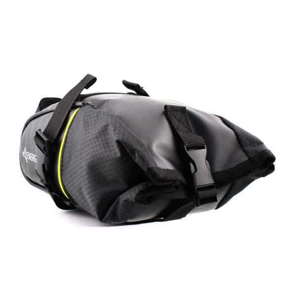 Сумка подседельная для велосипеда Energy Seat Post Bag 2 24x10x9cm черная/салатовая