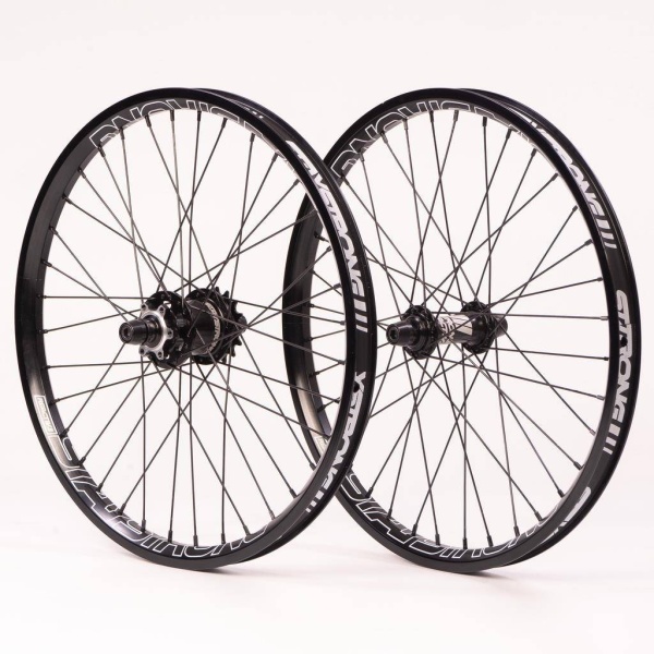 Комплект колес BMX Stay Strong Reactiv 2 20" Disc Race Wheelset Black 1.75"