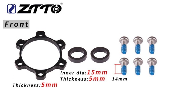 Адаптер ZTTO для втулки Boost Hub Adapter Front, передний