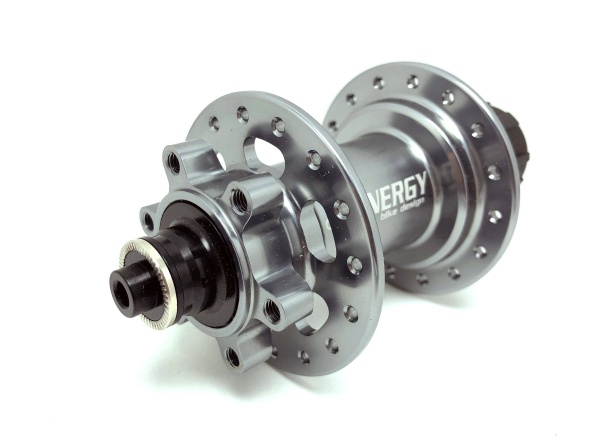 Втулка задняя Energy RH603, 32H, 135x9QR/142х12, серый титан