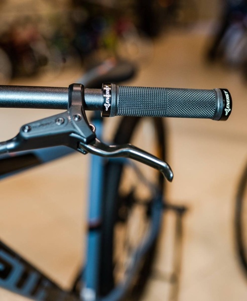 Грипсы Energy Ride, 130 мм, чёрные с чёрными кольцами
