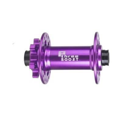 Втулка передняя ZTTO P3 110х15мм, 32Н Boost, цвет фиолетовый